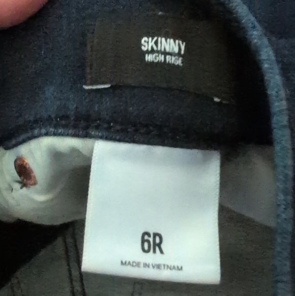 Express Skinny High Rise Dark Wash Regular Length Denim/ Jeans - Picture 12 of 12